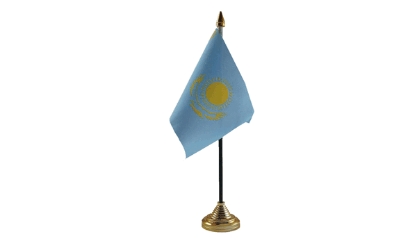 Kazakhstan Table Flags